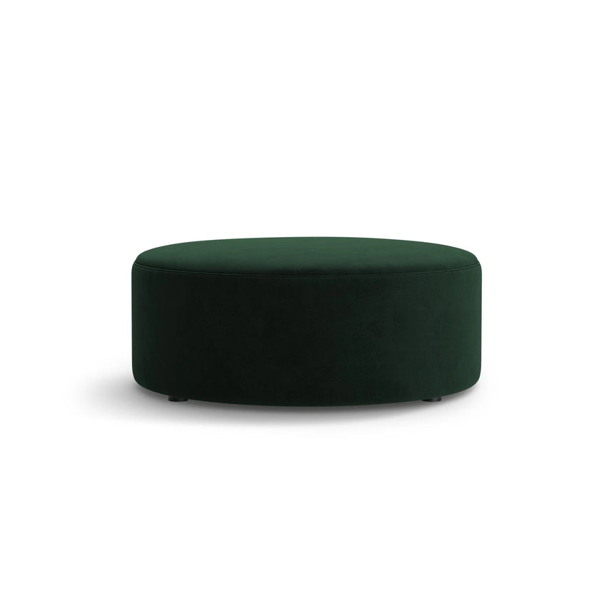 Dia Pouf aus Samt (Salvador 7) in Flaschengrün, 90x90 cm – Bild 1