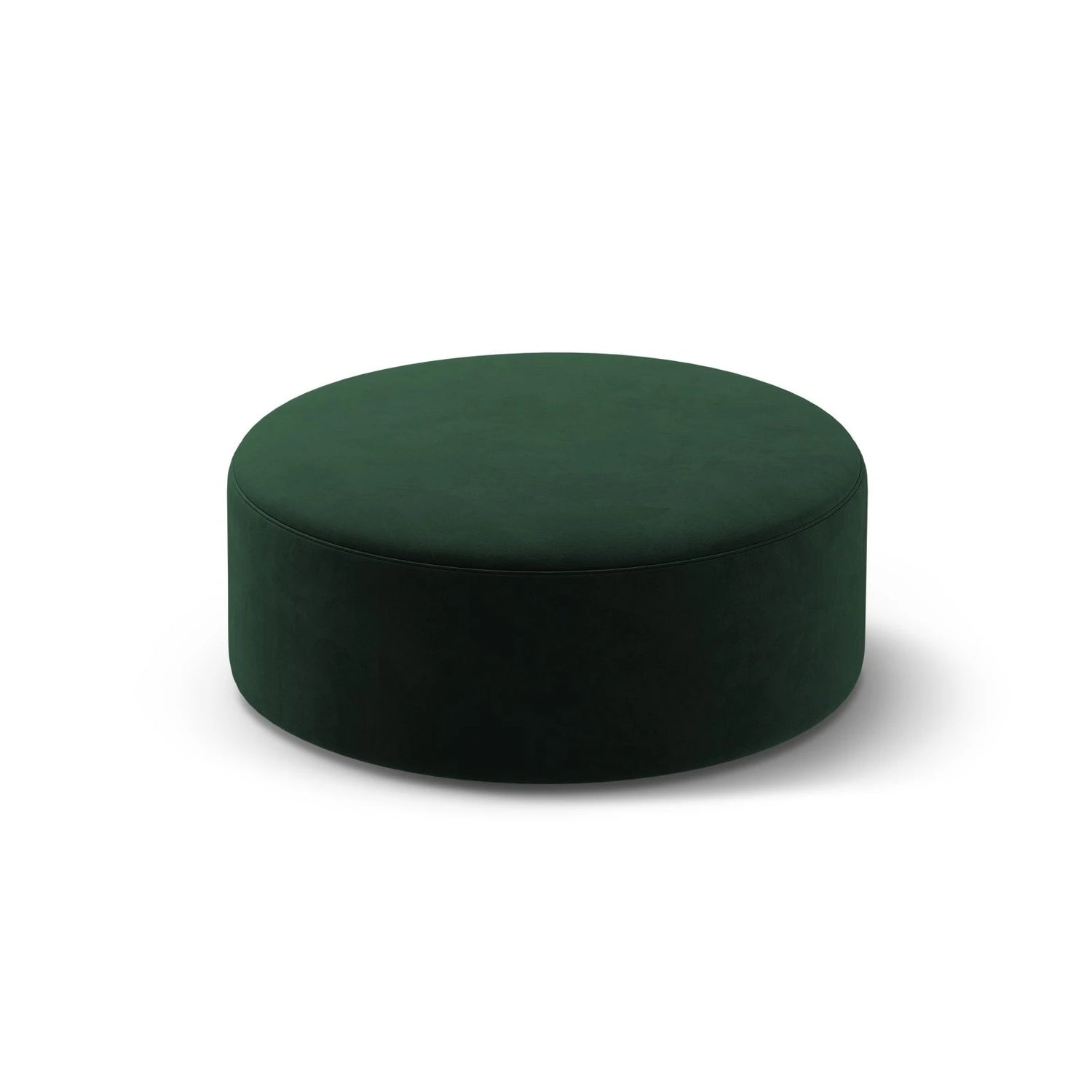 Dia Pouf aus Samt (Salvador 7) in Flaschengrün, 90x90 cm – Bild 2