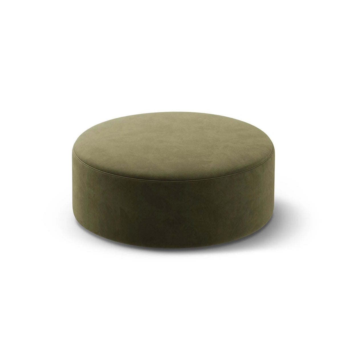 Dia Pouf aus Samt (Salvador 8) in Grün, 90x90 cm – Bild 2