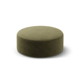 Dia Pouf aus Samt (Salvador 8) in Grün, 90x90 cm – Bild 2