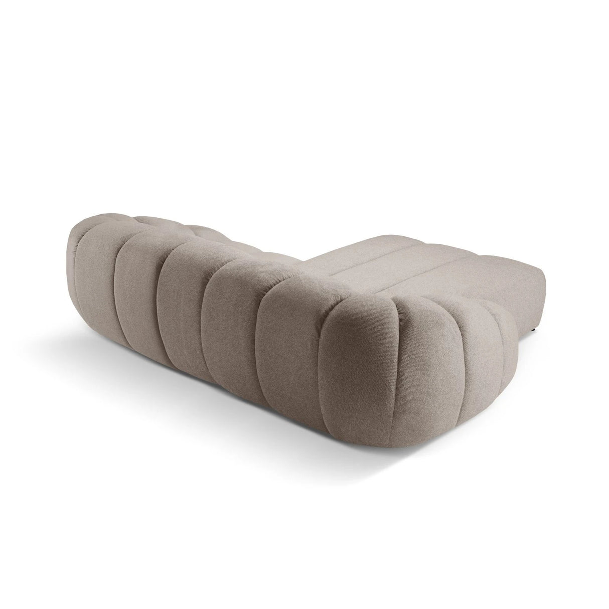Diana 3-Sitzer Ecksofa Links, mit Bezug aus Samt oder Strukturstoff, 294x182 cm – Bild 5