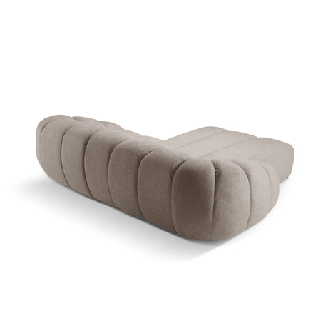 Diana 3-Sitzer Ecksofa Links, mit Bezug aus Samt oder Strukturstoff, 294x182 cm – Bild 5