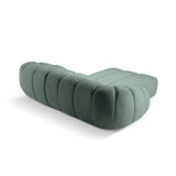 Diana 3-Sitzer Ecksofa Links, mit Bezug aus Strukturierter Stoff (Bub13) in Mint, 294x182 cm – Bild 5