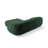 Diana 3-Sitzer Ecksofa Rechts, mit Bezug aus Strukturierter Stoff (Bub12) in Grün, 294x182 cm – Bild 5