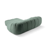 Diana 3-Sitzer Ecksofa Rechts, mit Bezug aus Strukturierter Stoff (Bub13) in Mint, 294x182 cm – Bild 5