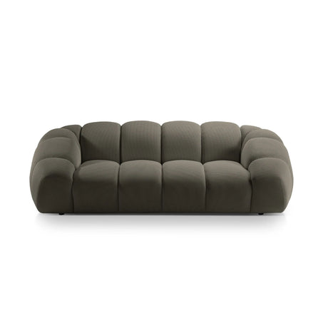 Diana 3-Sitzer Sofa mit Bezug aus 3D (Son12) in Steel, 254x114 cm – Bild 1