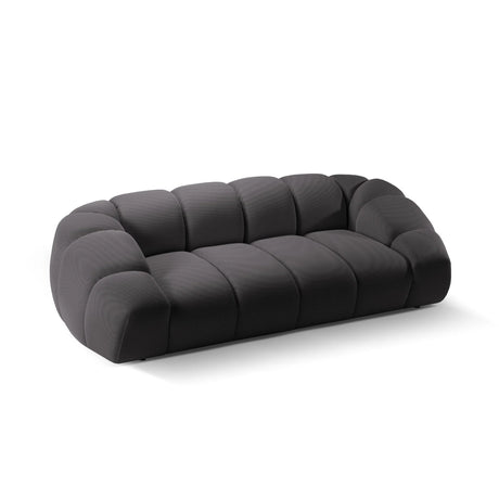 Diana 3-Sitzer Sofa mit Bezug aus 3D (Son15) in Espresso, 254x114 cm – Bild 5