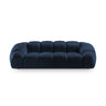 Diana 3-Sitzer Sofa mit Bezug aus Samt (Sal5) in Königsblau, 254x114 cm – Bild 1