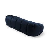 Diana 3-Sitzer Sofa mit Bezug aus Samt (Sal5) in Königsblau, 254x114 cm – Bild 4