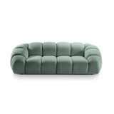 Diana 3-Sitzer Sofa mit Bezug aus Strukturierter Stoff (Bub13) in Mint, 254x114 cm – Bild 1