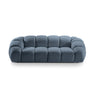 Diana 3-Sitzer Sofa mit Bezug aus Strukturierter Stoff (Bub15) in Blau Jeans, 254x114 cm – Bild 1