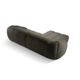 Diana 4-Sitzer Ecksofa Links, mit Bezug aus 3D (Son12) in Steel, 334x182 cm – Bild 5