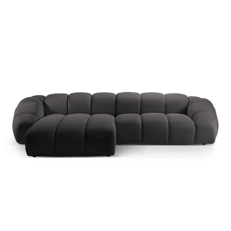 Diana 4-Sitzer Ecksofa Links, mit Bezug aus 3D (Son15) in Espresso, 334x182 cm – Bild 1