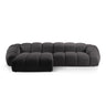 Diana 4-Sitzer Ecksofa Links, mit Bezug aus 3D (Son15) in Espresso, 334x182 cm – Bild 1