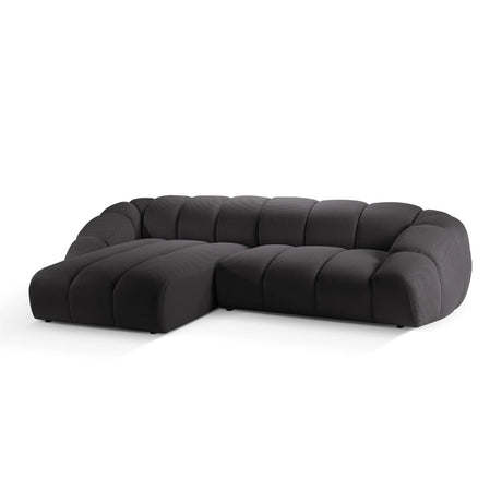 Diana 4-Sitzer Ecksofa Links, mit Bezug aus 3D (Son15) in Espresso, 334x182 cm – Bild 4