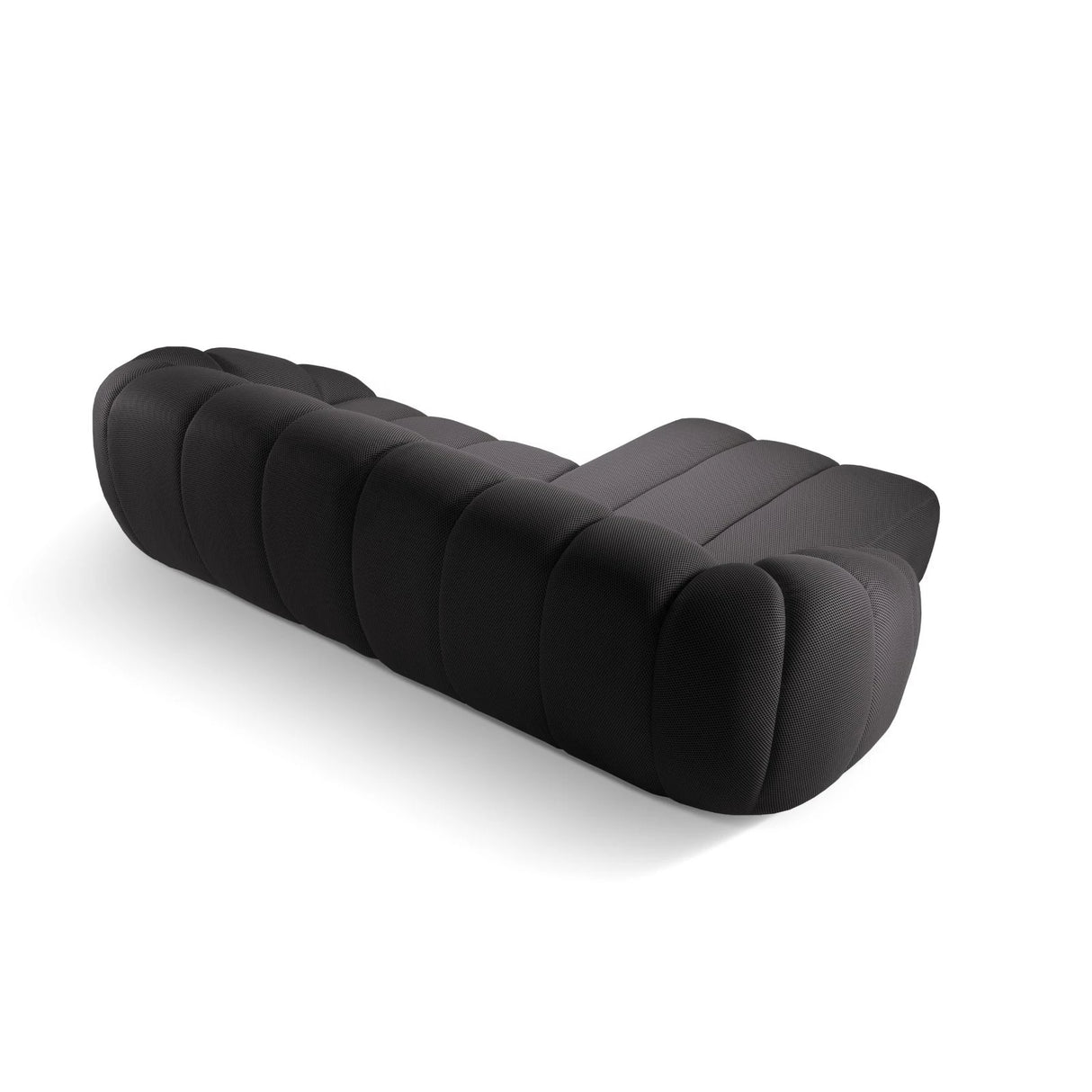 Diana 4-Sitzer Ecksofa Links, mit Bezug aus 3D (Son15) in Espresso, 334x182 cm – Bild 5