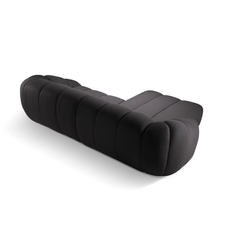 Diana 4-Sitzer Ecksofa Links, mit Bezug aus 3D (Son15) in Espresso, 334x182 cm – Bild 5