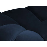 Diana 4-Sitzer Ecksofa Links, mit Bezug aus Samt (Sal5) in Königsblau, 334x182 cm – Bild 5