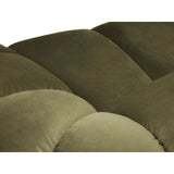 Diana 4-Sitzer Ecksofa Links, mit Bezug aus Samt (Sal8) in Grün, 334x182 cm – Bild 5