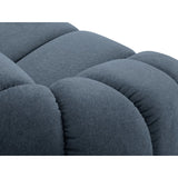 Diana 4-Sitzer Ecksofa Links, mit Bezug aus Strukturierter Stoff (Bub15) in Blau Jeans, 334x182 cm – Bild 6