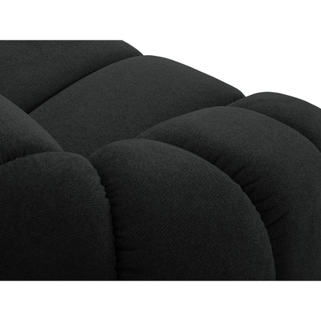 Diana 4-Sitzer Ecksofa Links, mit Bezug aus Strukturierter Stoff (Bub17) in Anthrazit, 334x182 cm – Bild 6