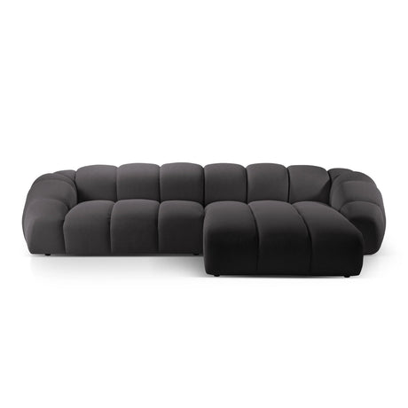 Diana 4-Sitzer Ecksofa Rechts, mit Bezug aus 3D (Son15) in Espresso, 334x182 cm – Bild 1