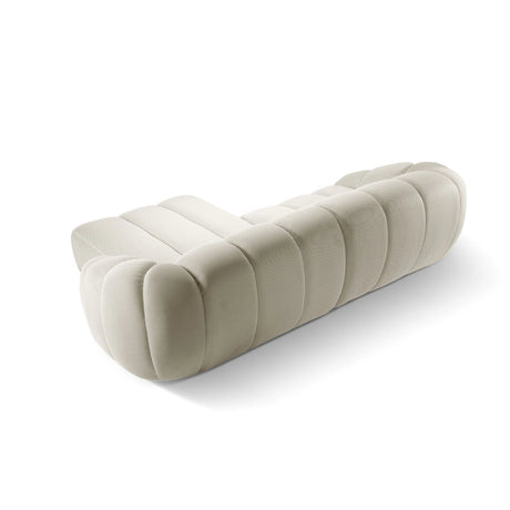 Diana 4-Sitzer Ecksofa Rechts, mit Bezug aus 3D-Stoff, Samt oder Strukturstoff, 334x182 cm – Bild 5