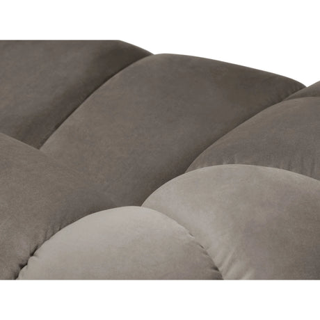 Diana 4-Sitzer Ecksofa Rechts, mit Bezug aus Samt (Sal3) in Grey Brown, 334x182 cm – Bild 5