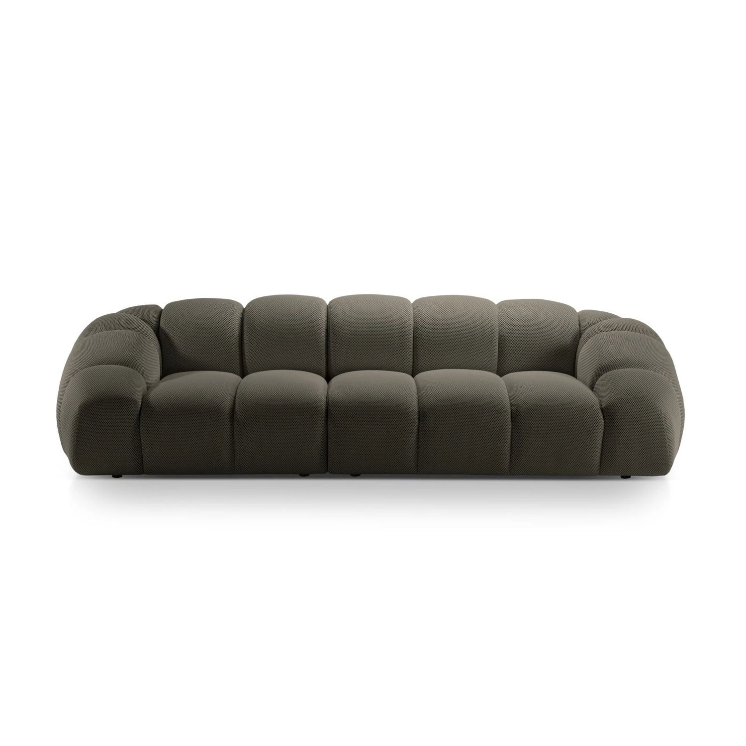 Diana 4-Sitzer Sofa mit Bezug aus 3D (Son12) in Steel, 294x114 cm – Bild 1