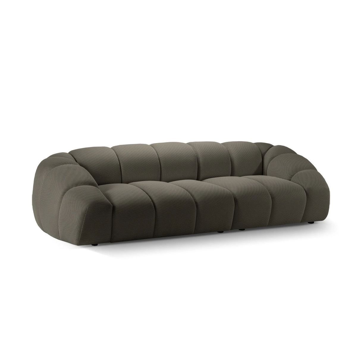 Diana 4-Sitzer Sofa mit Bezug aus 3D (Son12) in Steel, 294x114 cm – Bild 4