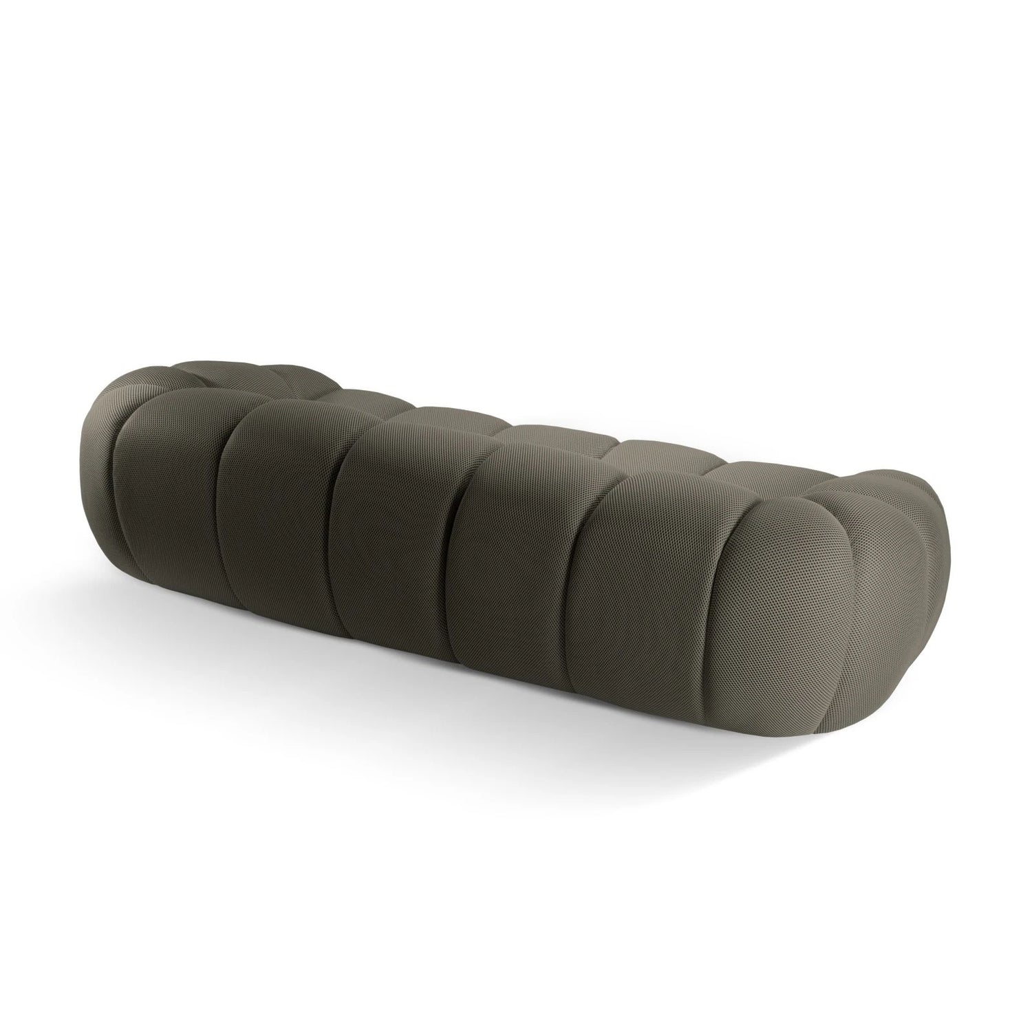 Diana 4-Sitzer Sofa mit Bezug aus 3D (Son12) in Steel, 294x114 cm – Bild 5