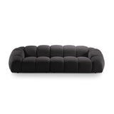 Diana 4-Sitzer Sofa mit Bezug aus 3D (Son15) in Espresso, 294x114 cm – Bild 1