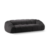 Diana 4-Sitzer Sofa mit Bezug aus 3D (Son15) in Espresso, 294x114 cm – Bild 4