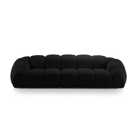 Diana 4-Sitzer Sofa mit Bezug aus 3D (Son19) in Schwarz, 294x114 cm – Bild 1