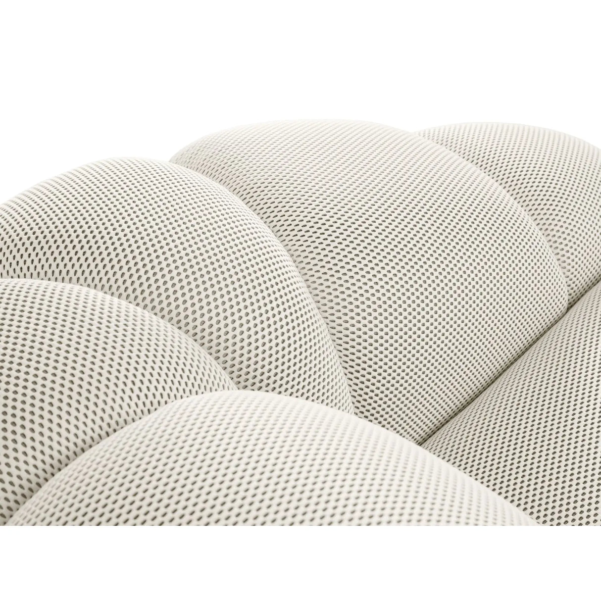 Diana 4-Sitzer Sofa mit Bezug aus 3D-Stoff, Samt oder Strukturstoff, 294x114 cm – Bild 6
