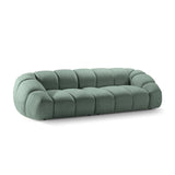 Diana 4-Sitzer Sofa mit Bezug aus Strukturierter Stoff (Bub13) in Mint, 294x114 cm – Bild 4