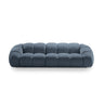 Diana 4-Sitzer Sofa mit Bezug aus Strukturierter Stoff (Bub15) in Blau Jeans, 294x114 cm – Bild 1