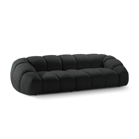 Diana 4-Sitzer Sofa mit Bezug aus Strukturierter Stoff (Bub17) in Anthrazit, 294x114 cm – Bild 4