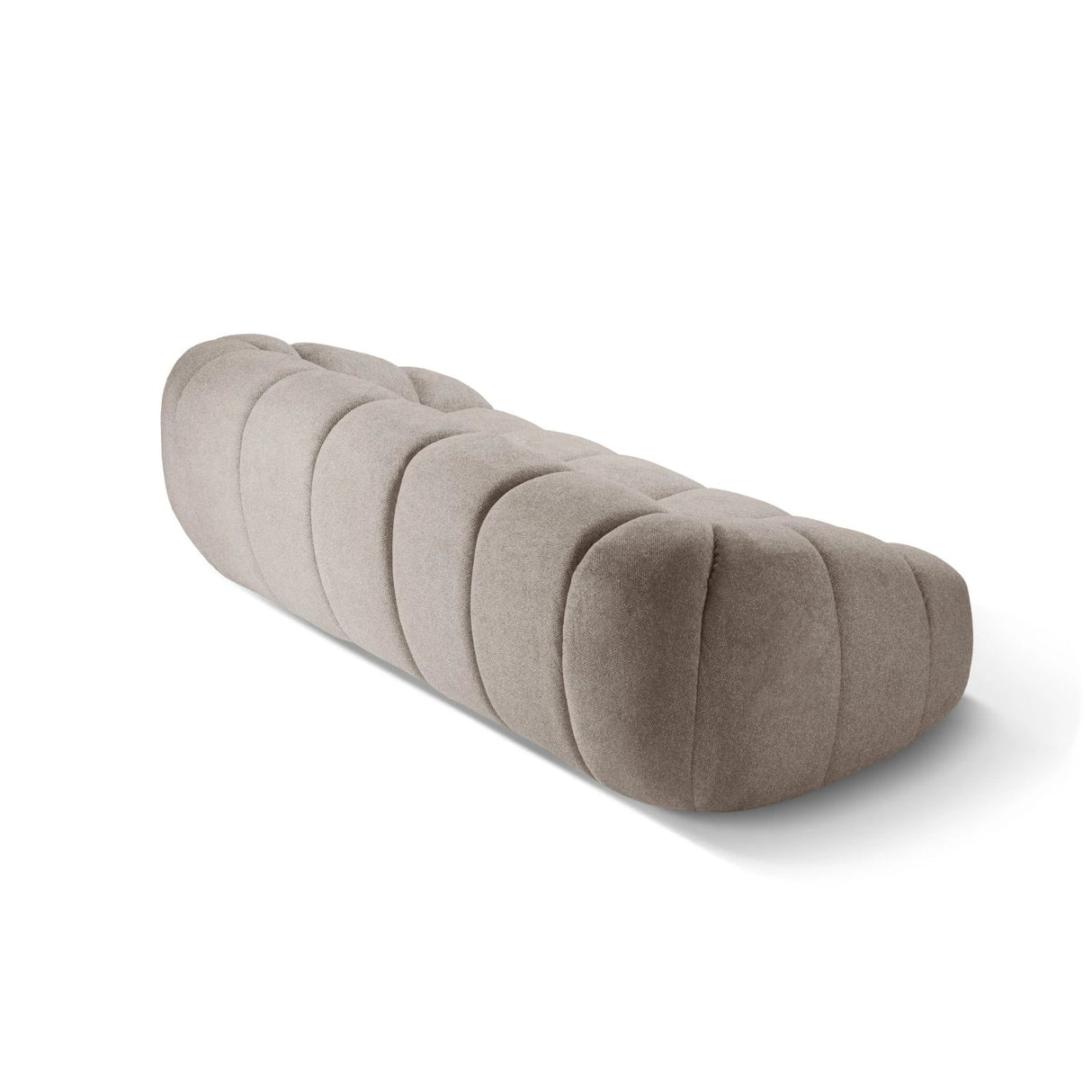 Diana 4-Sitzer Sofa mit Bezug aus Strukturierter Stoff (Bub3) in Dunkelbeige, 294x114 cm – Bild 5