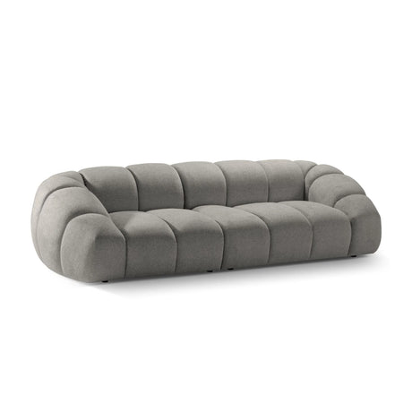 Diana 4-Sitzer Sofa mit Bezug aus Strukturierter Stoff (Bub7) in Hellgrau, 294x114 cm – Bild 4