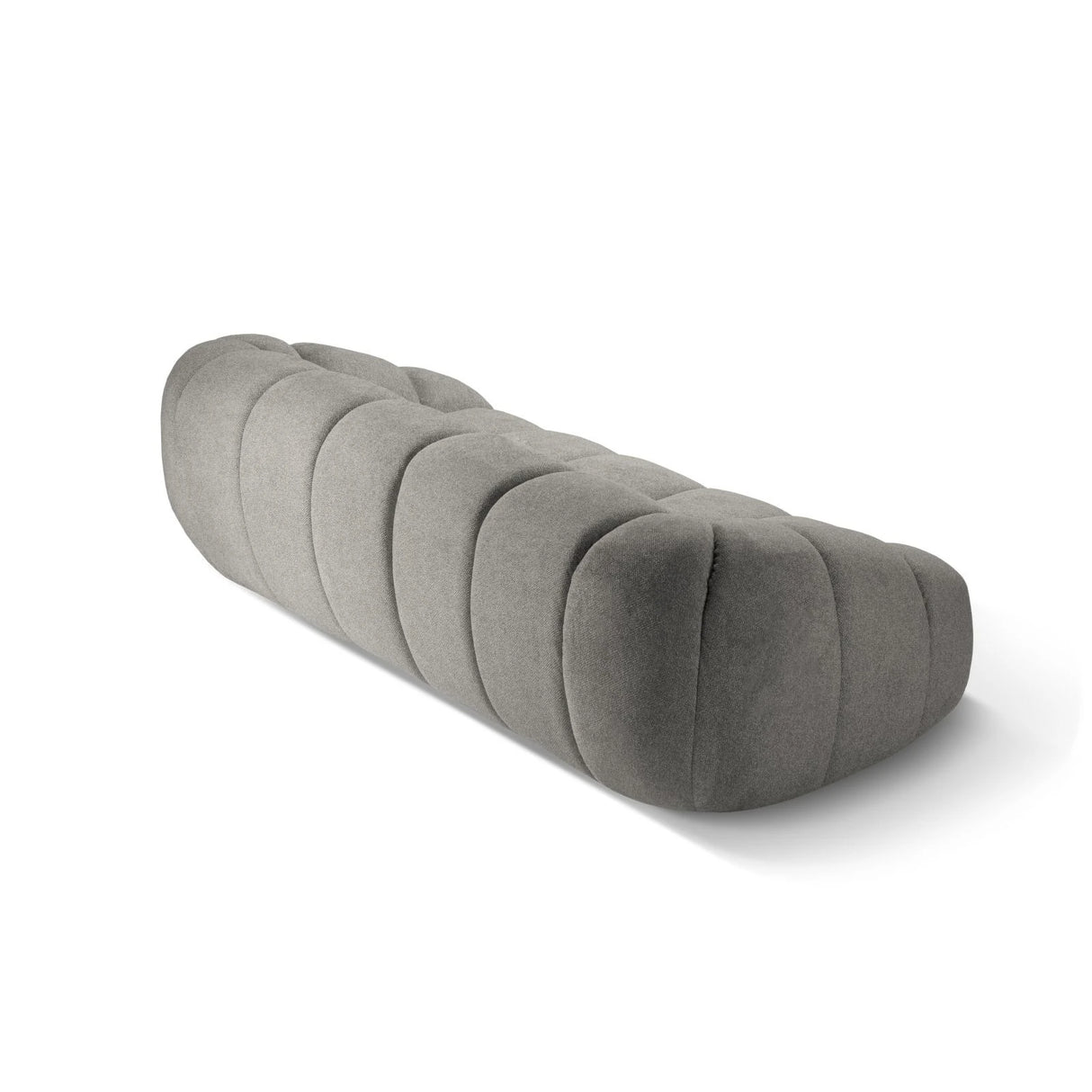 Diana 4-Sitzer Sofa mit Bezug aus Strukturierter Stoff (Bub7) in Hellgrau, 294x114 cm – Bild 5