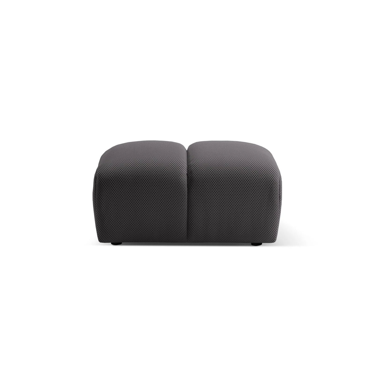 Diana Pouf mit Bezug aus 3D (Son15) in Espresso, 82x60 cm – Bild 4