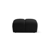 Diana Pouf mit Bezug aus 3D (Son19) in Schwarz, 82x60 cm – Bild 4