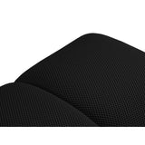 Diana Pouf mit Bezug aus 3D (Son19) in Schwarz, 82x60 cm – Bild 5