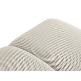 Diana Pouf mit Bezug aus 3D-Stoff, Samt oder Strukturstoff, 82x60 cm – Bild 5