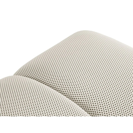 Diana Pouf mit Bezug aus 3D-Stoff, Samt oder Strukturstoff, 82x60 cm – Bild 5