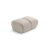 Diana Pouf mit Bezug aus Samt (Sal1) in Beige, 82x60 cm – Bild 1