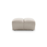 Diana Pouf mit Bezug aus Samt (Sal1) in Beige, 82x60 cm – Bild 3