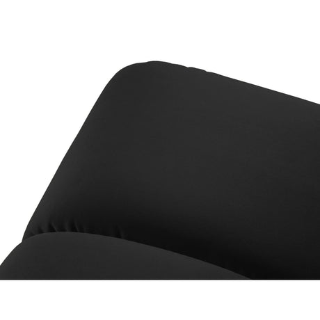 Diana Pouf mit Bezug aus Samt (Sal19) in Schwarz, 82x60 cm – Bild 4