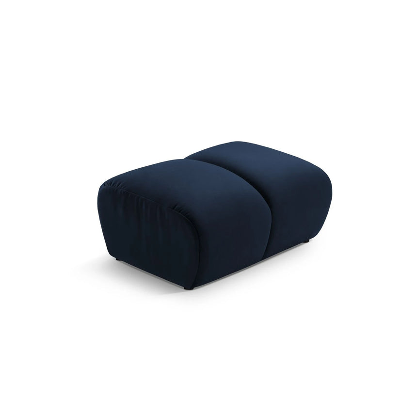 Diana Pouf mit Bezug aus Samt (Sal5) in Königsblau, 82x60 cm – Bild 1